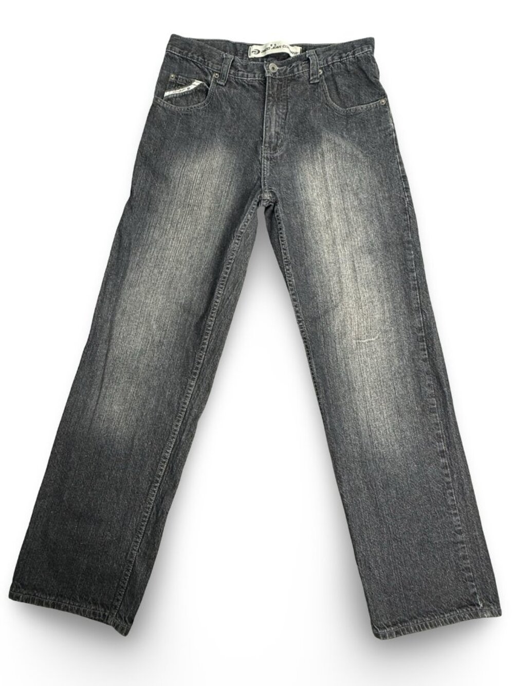 Vtg Paco Jeans Mens 32 Charcoal Gray Relaxed Straight Leg Y2K Streetwear 90s NYC